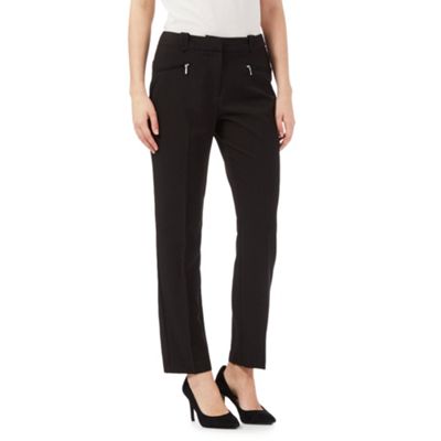 The Collection Petite Black slim trousers